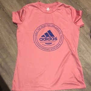 Pink Adidas shirt